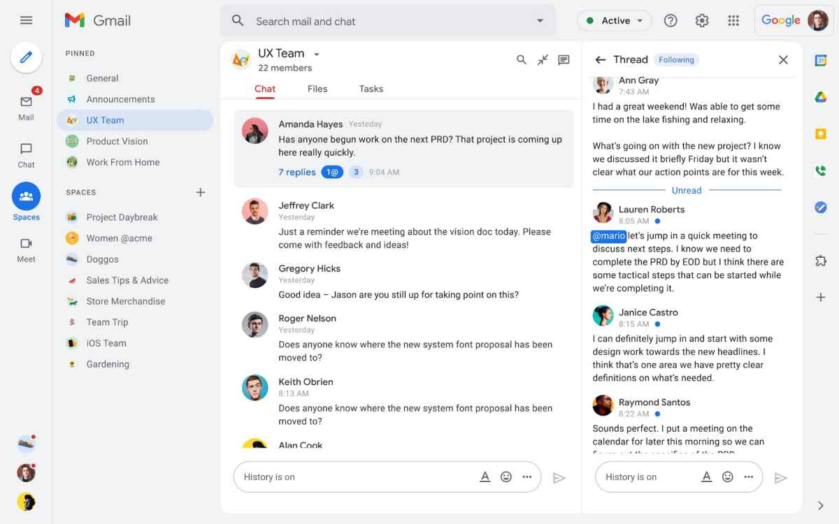 Google Workspace estrena su propio equivalente a Slack