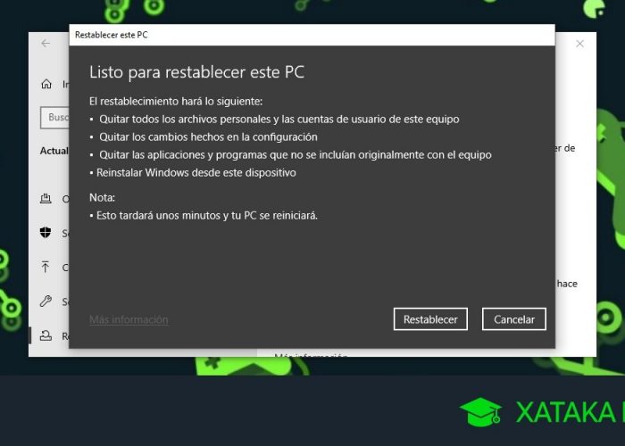 Cómo formatear Windows 10 paso a paso