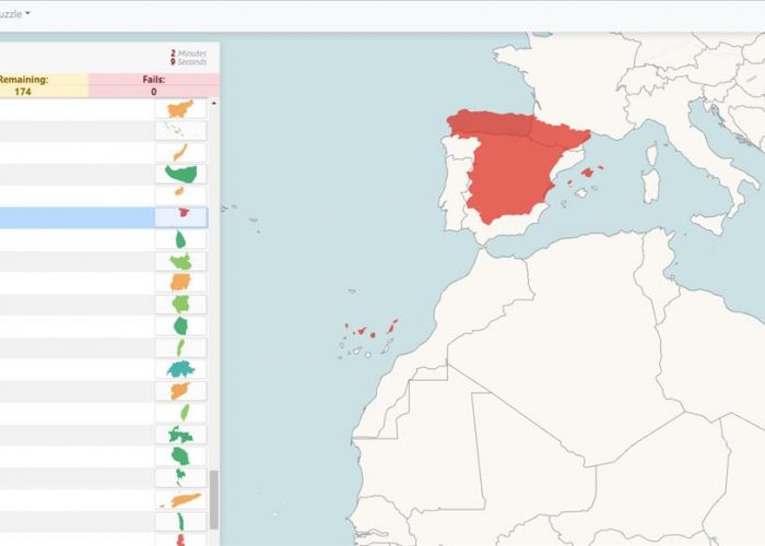 Practica geografía con este mapa online gratuito