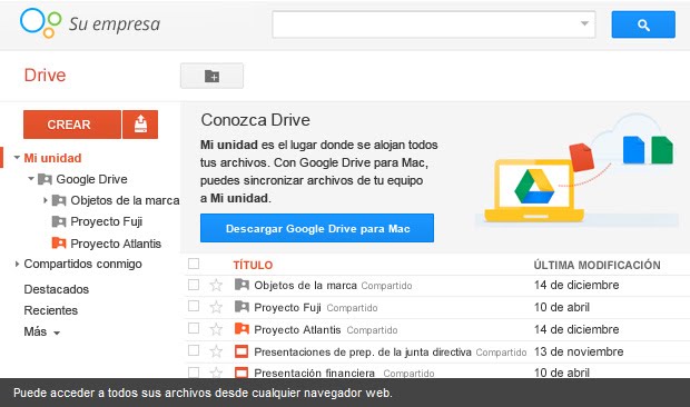 Google Drive en Perú - ABRIMA 